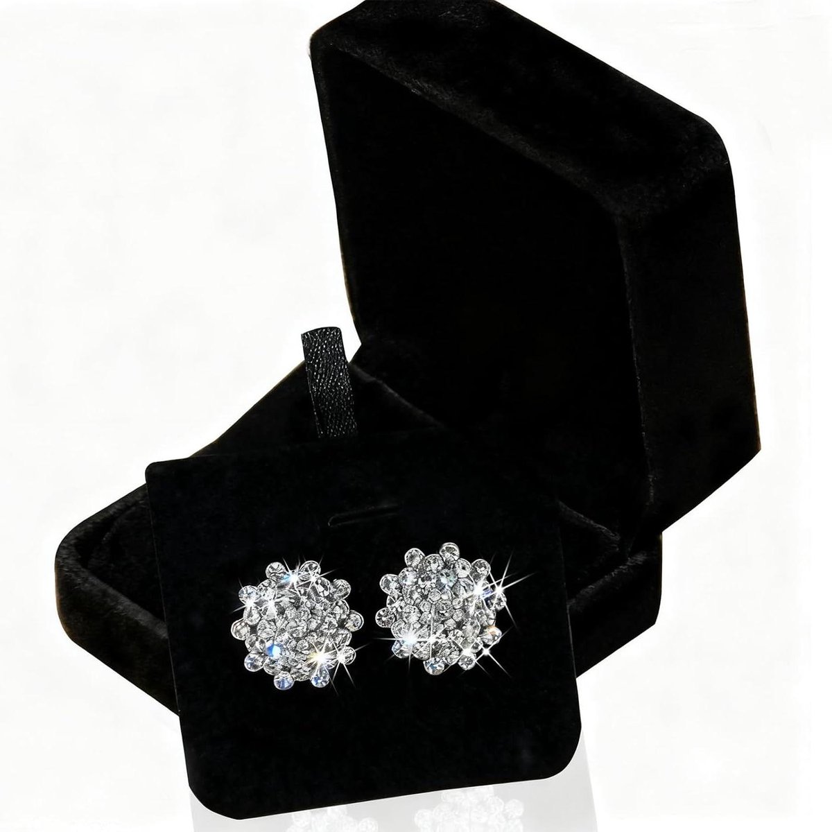 Hijab Magneten - Speldloze Sluitingen - Sjaals Dragen - Bloem Zilver Design - 2 Stuks - Zilver