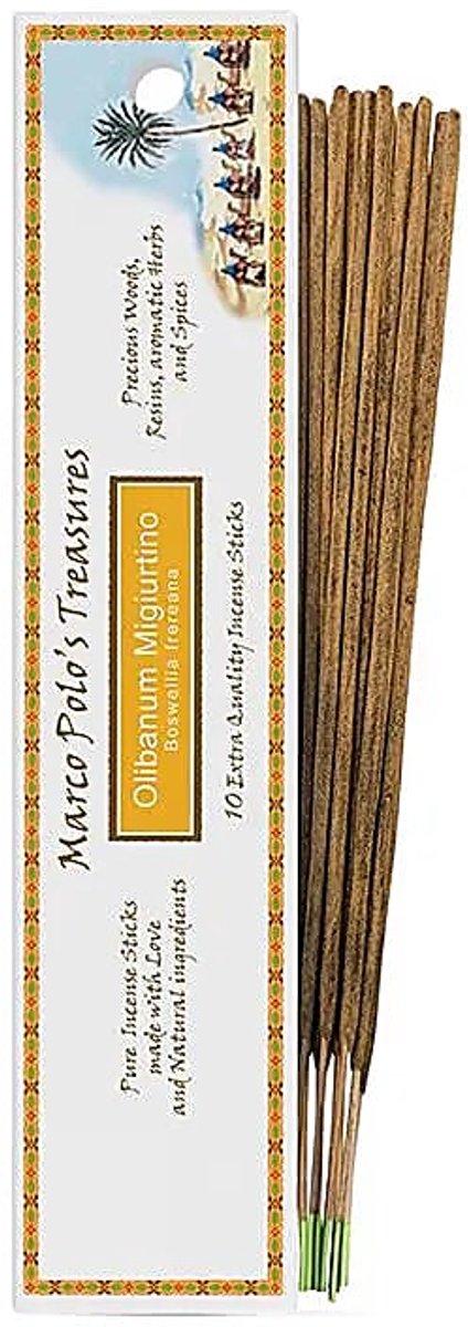 Wierook Marco Polo's Treasures Olibanum Migiurtino --set van 2 stuks - 20 G - 20 g