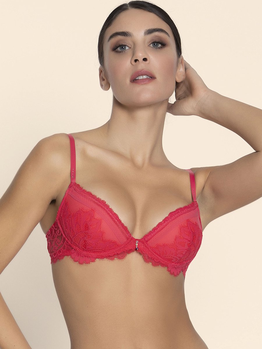 Lise Charmel Desirs de Venise Push-up BH Grenat Venise Rood