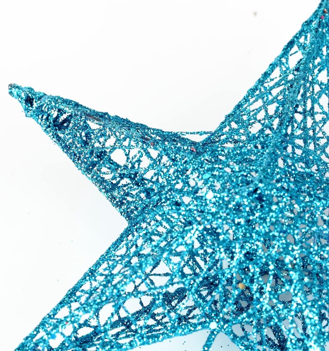 Kerstboom Ster - Boomversiering Top - Kerstsfeer Creëren - Glitter Versiering - 20 cm - Goud – foto 5