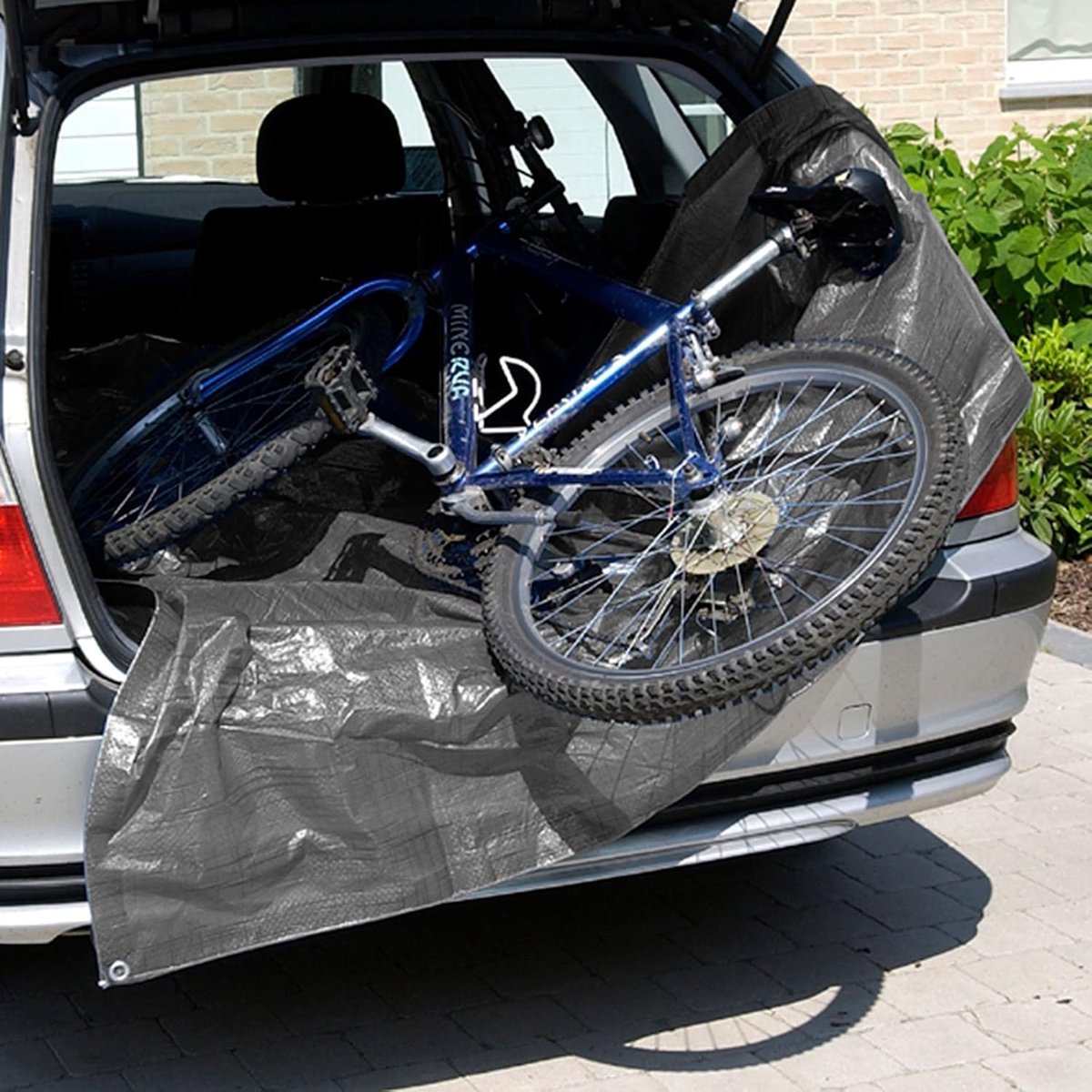 Afdekzeil - Zeildoek Beschermhoes - Spullen Afdekken - Versterkte Rand Aluminium Ogen - 5 x 6 meter - Grijs