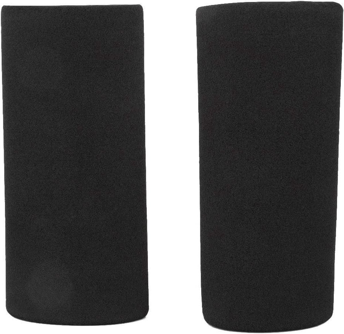 Motorfiets Handgrepen - Stuurhoezen Grips - Comfortabel Rijden - Trillingen Verminderend - 2 Stuks - Zwart