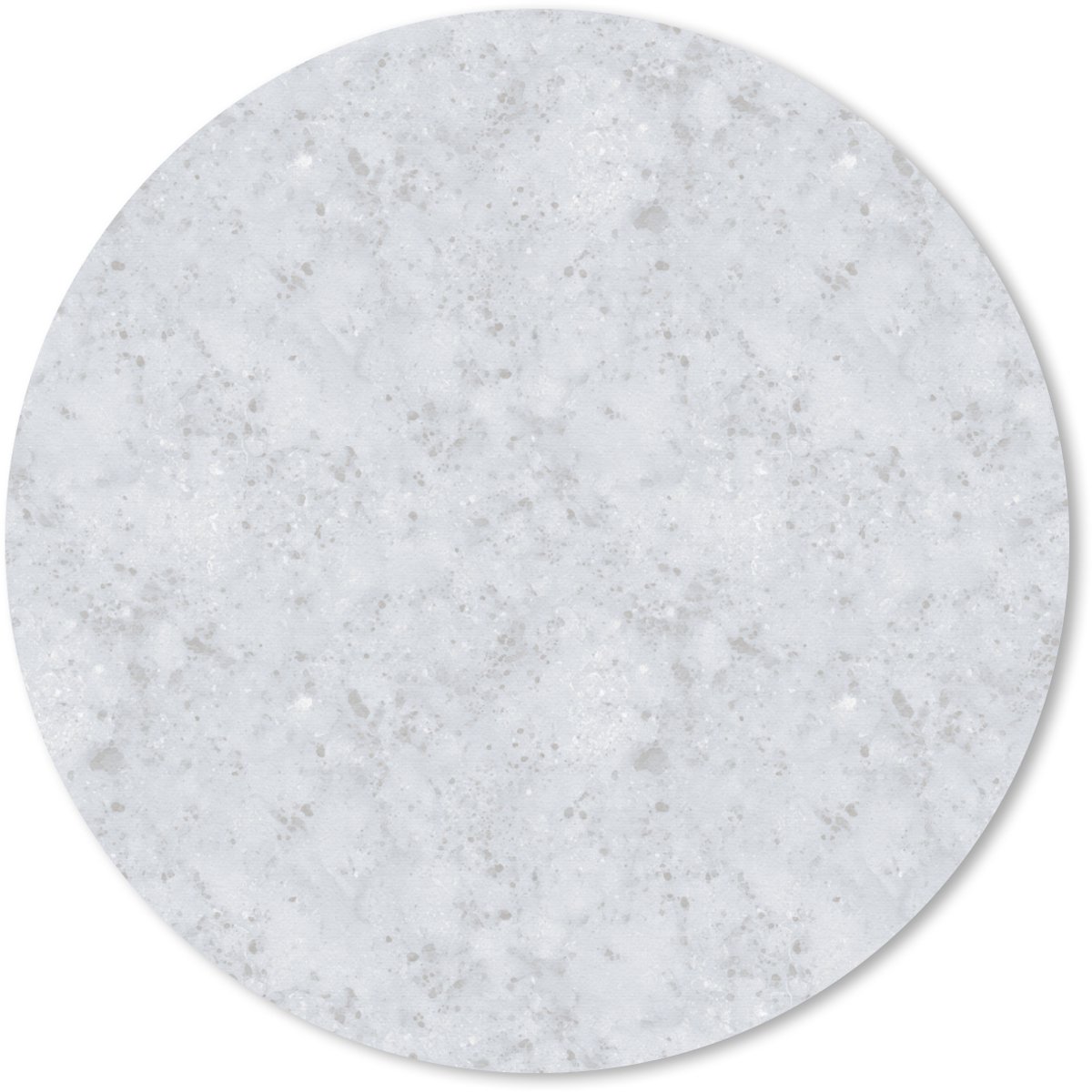 Muismat rond 20x20 cm - Mousepad Grijs - Terrazzo-effect - Beton print - Ronde muismatten
