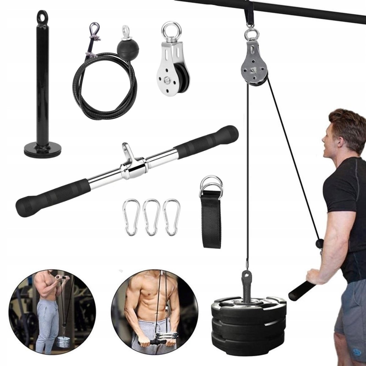 Tojato - Krachtstation - Set met Drukstang - 2cm Diameter - 51cm Uithouder