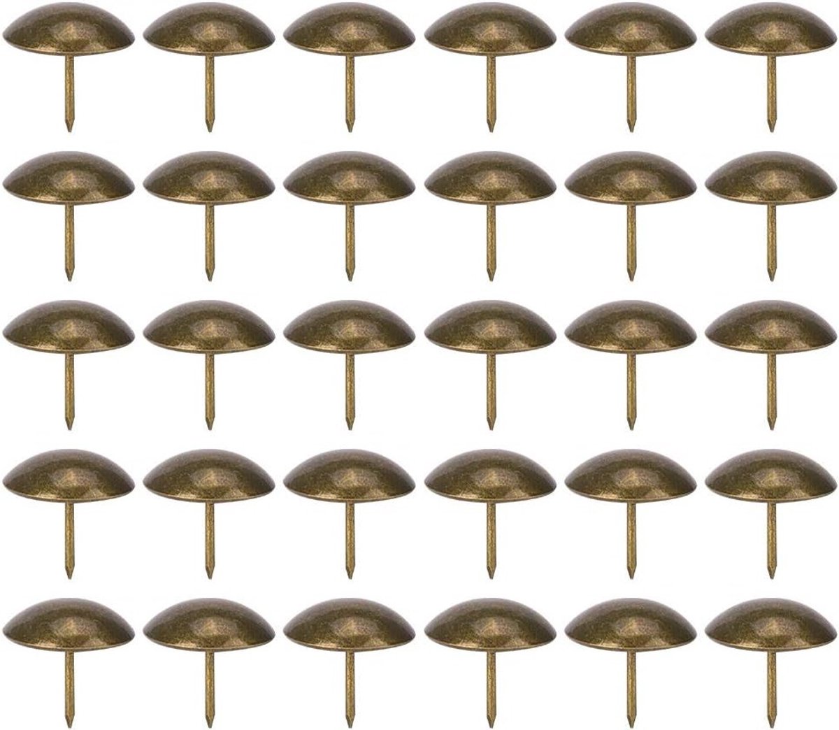 Duurzame meubelspijkers met dikke ronde kop, ideaal voor decoratie van schoenen en tassen, 25x25mm