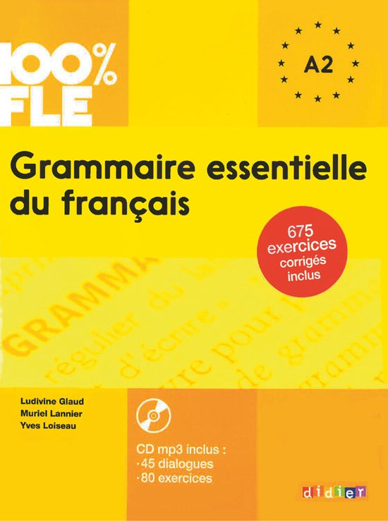 100% FLE A1/A2 Grammaire essentielle du français - cover