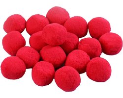 Grote Pompons - Pluche Ballen - Knutselprojecten - Zacht en Elastisch - 5 cm Diameter - Meerdere Kleuren