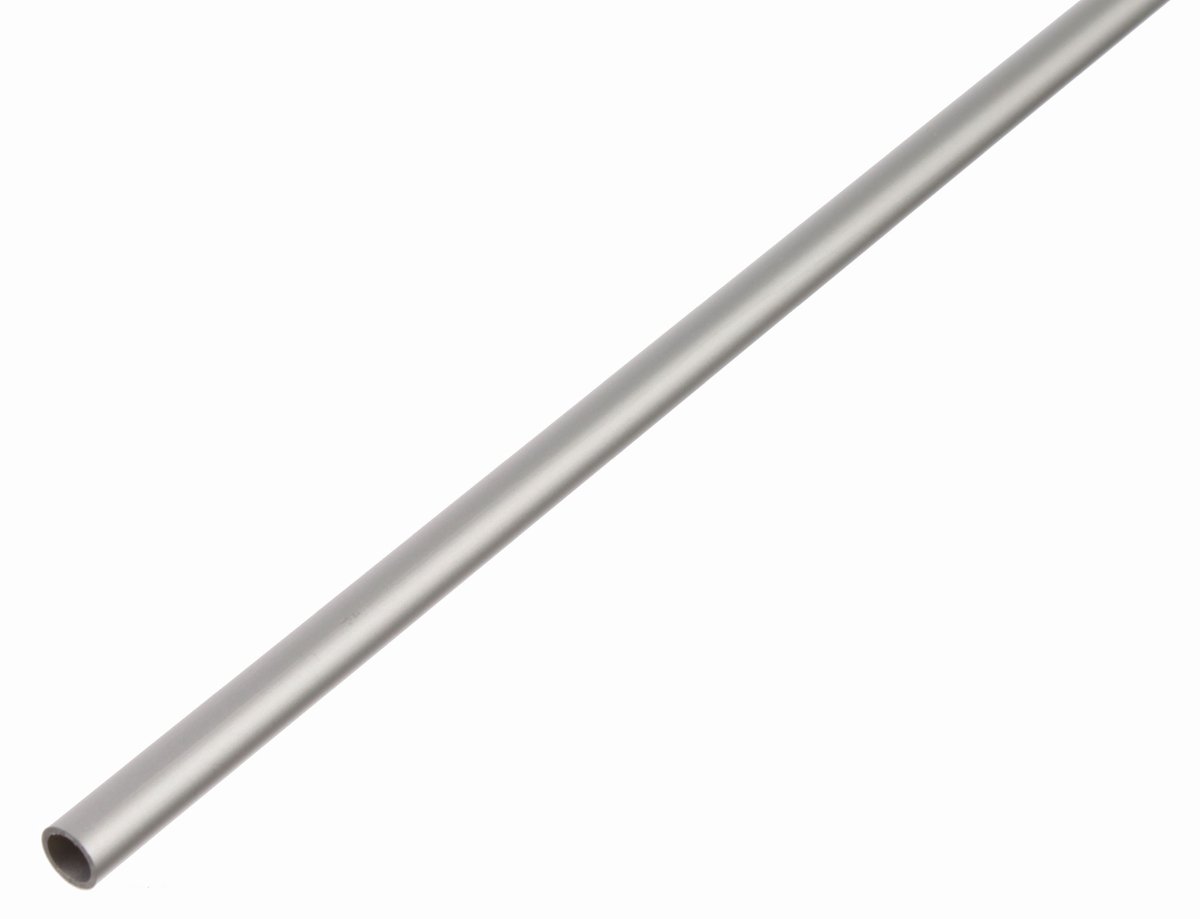 Alberts 471767 ronde buis | aluminium, zilverkleurig geanodiseerd | 1000 x 30 x 2 mm