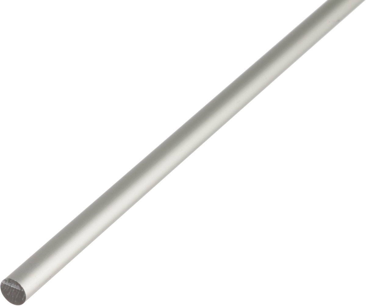 Alberts 498023 ronde buis | aluminium, zilverkleurig geanodiseerd | 1000 x 8 mm | set van 8