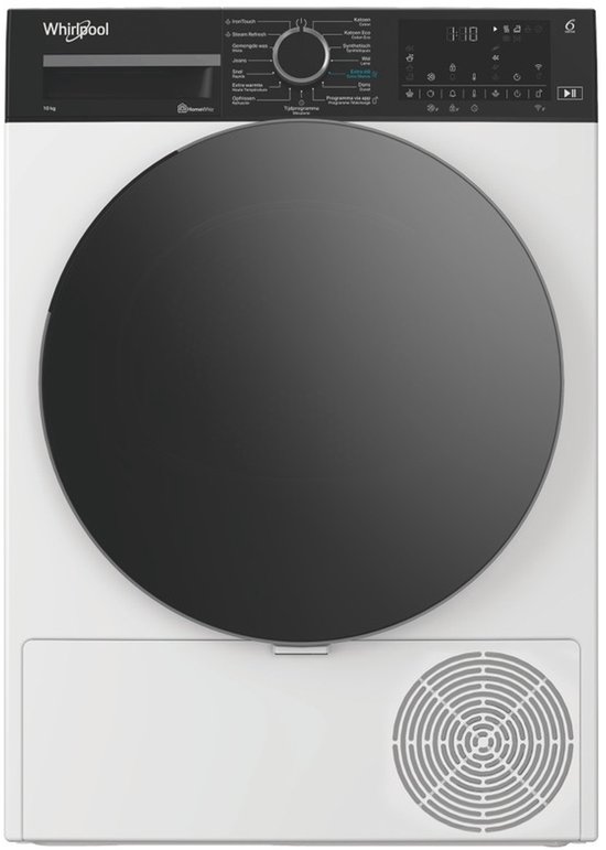 Whirlpool C WD 105M WBS BE - AdaptiveDry - IronTouch - 10kg warmtepompdroger