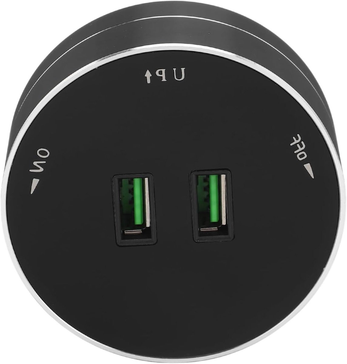 Draadloze Power Track Adapter met Dubbele USB-poorten en Verlichtingsindicatie voor Multifunctioneel Gebruik