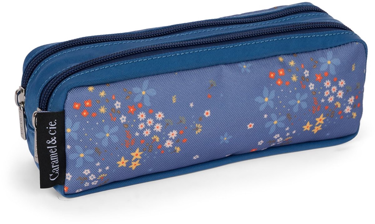 Caramel & Cie Pennenzak Dubbele Stella Blue - Blauw