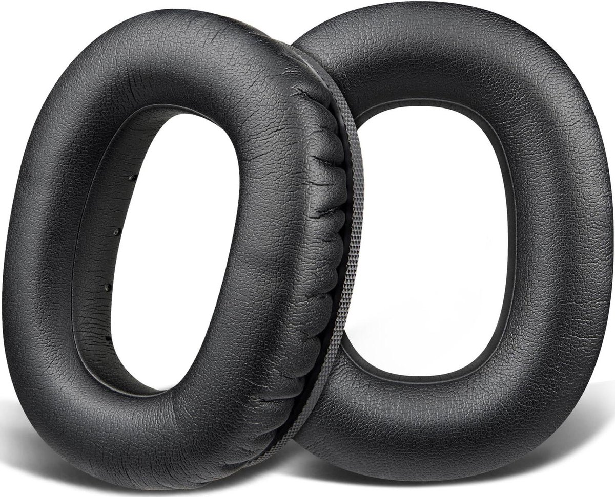 Vervangende Oorkussens - Earpads Cushions - Hoofdtelefoon Geluid Verbeteren - Traagschuim en Kunstleer - 195 x 133 x 27 cm