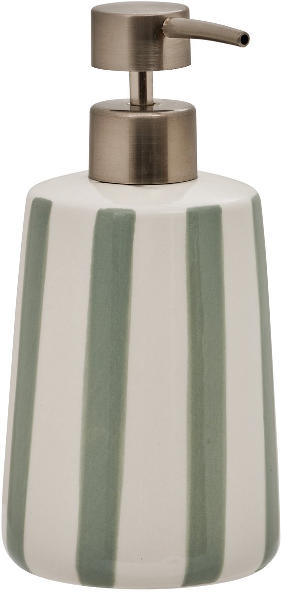 5Five Strio Zeeppomp/Zeepdispenser 400ml - Ø9xH17cm - Groen
