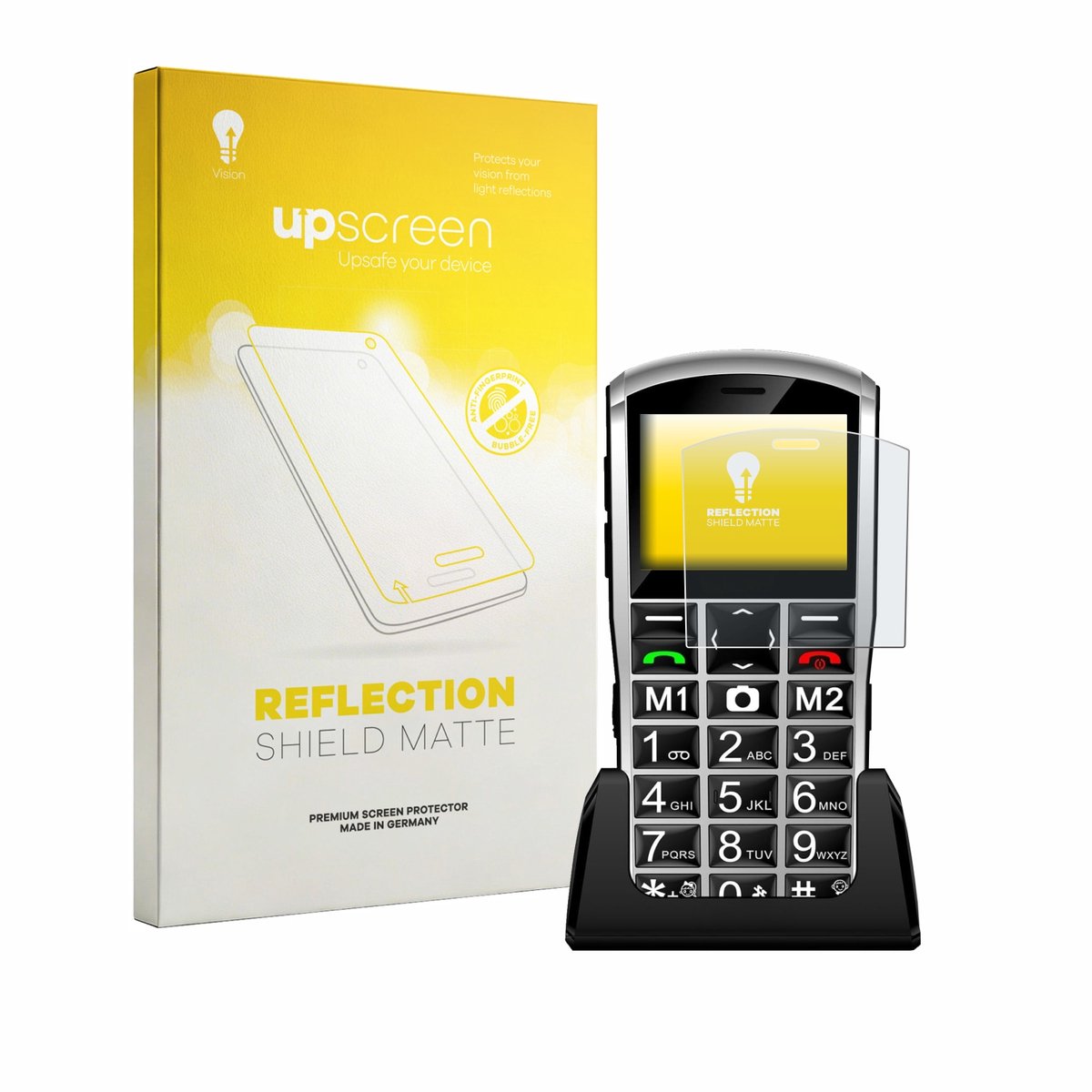 upscreen - Screenprotector voor Artfone A400 Pro 4G - Folie Beschermfolie anti glare matte