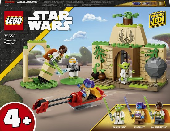 LEGO Star Wars Tenoo Jedi tempel Set met Yoda Figuur - 75358
