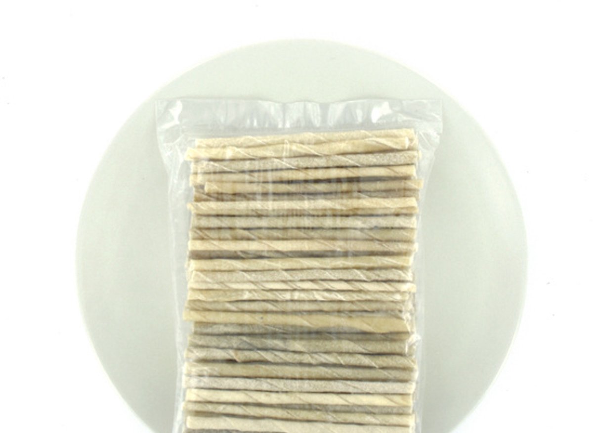 Biezen Gedraaide staafjes 4/6mm - Hondenvoer - 100st