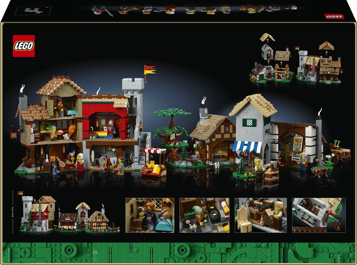 LEGO Icons Middeleeuws stadsplein - 10332 — afbeelding 13