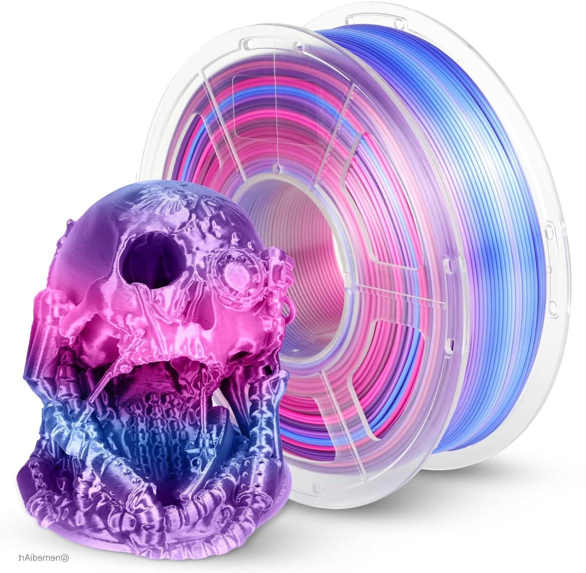 PLA+ Filament - Zijde Filament - 3D Printen - Glinsterend Kleurverloop - 11 kg - Regenboog