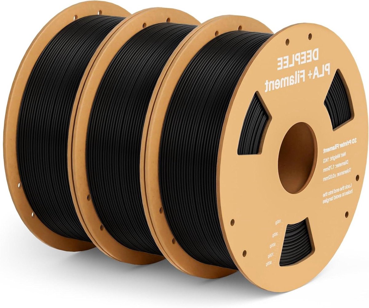 PLA+ Filament - 3D Print Draad - 3D Modellen Printen - Hoge Taaiheid - 175 mm - Zwart