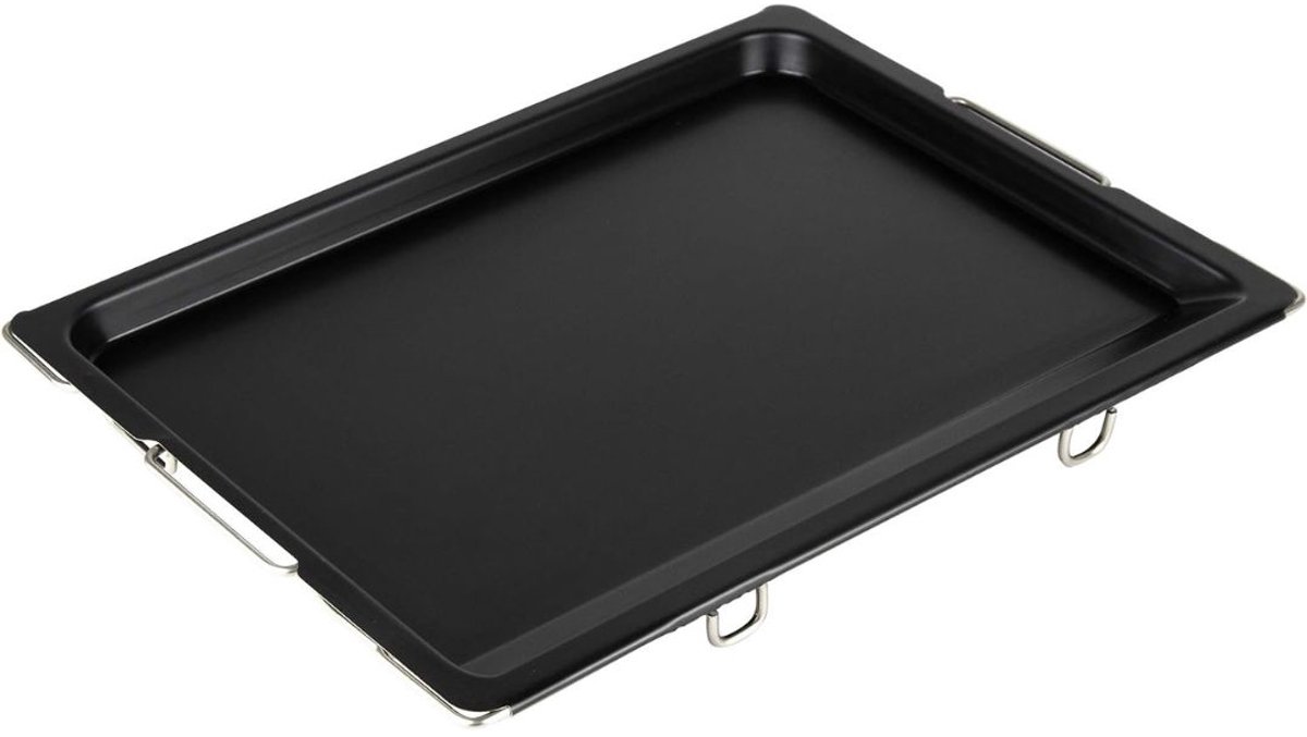 SAVI® Ovenplaat - Overbakplaat - Ovenrooster - Zwart - 41cm x 33cm x 2cm
