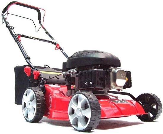 Benzine grasmaaier - Motor maaier - Gazon onderhoud - Zelfaandrijving met Big Wheeler - 41 cm snijbreedte - Rood — afbeelding 3