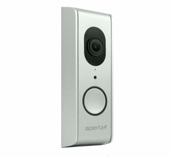 Aperta draadloze video deurbel, Wi-Fi deurbel met camera en app, kleur zilver, APWIFIDS2 van Aperta — afbeelding 2