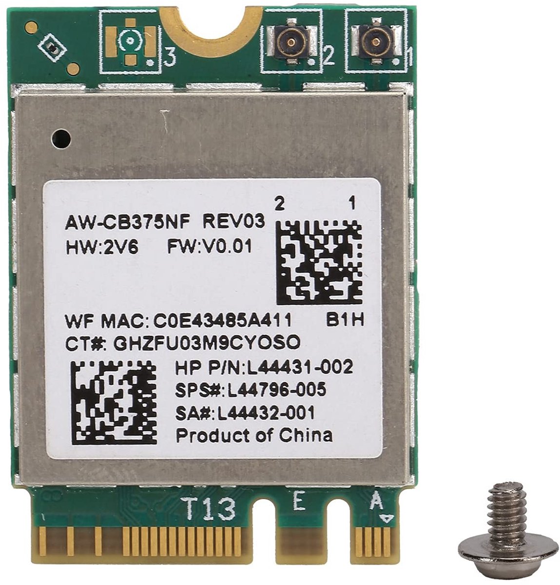 Store_7 - Mini Wifi-kaart - Wifi-module 2.4/5.0GHz - Ondersteuning Bluetooth 5.0 - Compact formaat - Draadloze netwerkkaart - Geschikt voor Windows...