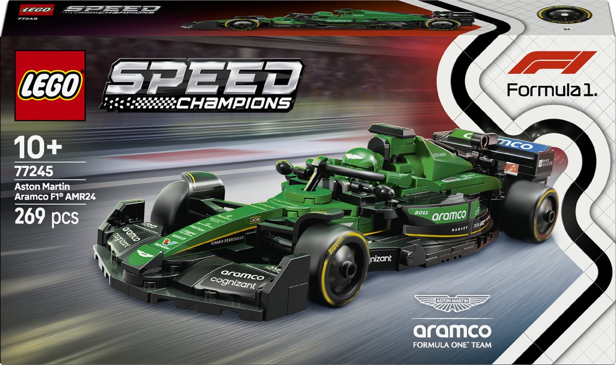 LEGO Speed Champions Aston Martin Aramco F1 AMR24 racewagen Set - 77245 — afbeelding 23