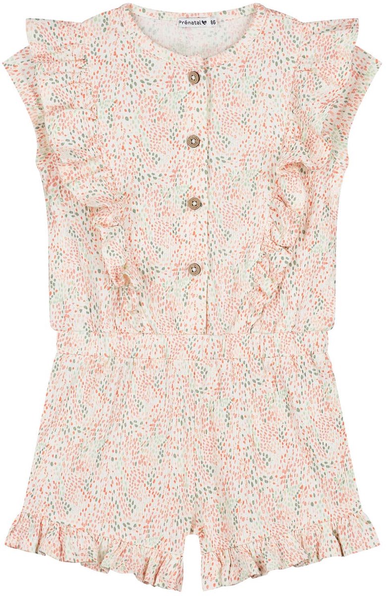 Prénatal peuter jumpsuit - Meisjes - Gebroken wit - Maat 116