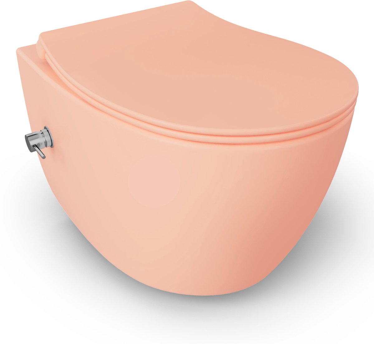 Isvea Sentimenti Hangtoilet met Bidet - Zalmroze