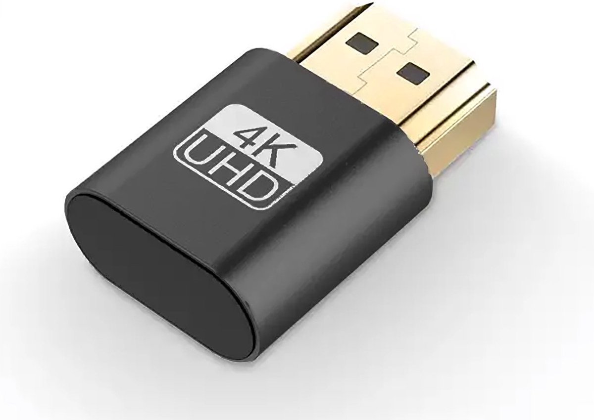 Jumada's - HDMI Displayport Dummy Plug 4K UHD (Ultra HD) Display Emulator