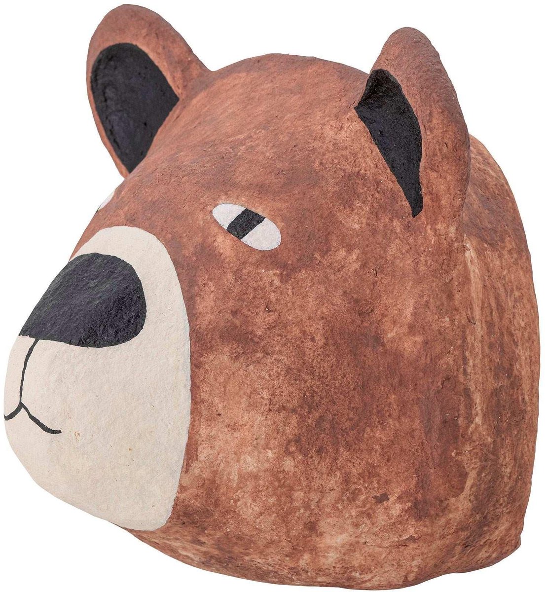 Teda wanddecoratie papier-maché bruin 29cm