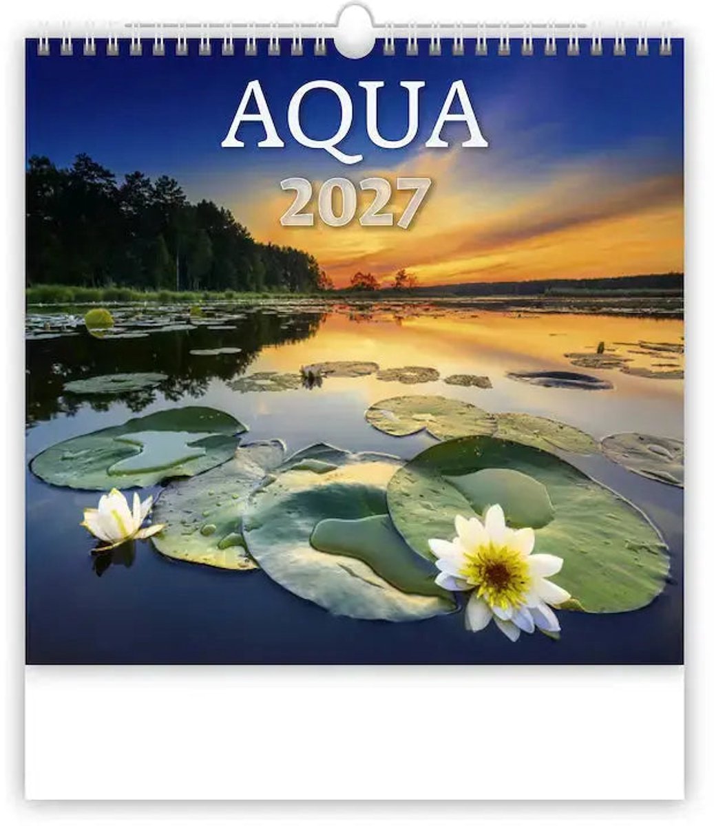 Wandkalender 2027 Aqua