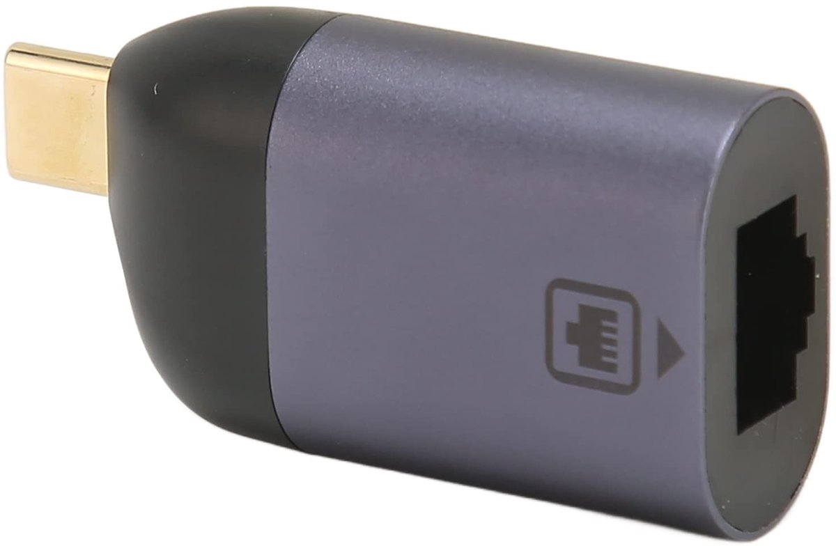 Jhubersproducts - USB C Naar Ethernet Adapter - 1000Mbps Snelheid - Compact en Duurzaam - Gigabit LAN Verbinding - Geschikt voor Laptop en Tablet - Al