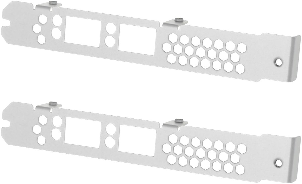 Jhubersproducts - Full Height Bracket - 2-pack voor PCIe - 2G0MD Netwerkkaarten - Geschikt voor DELL - 25G BCOM - Betrouwbaar en Kwaliteit - Geschikt