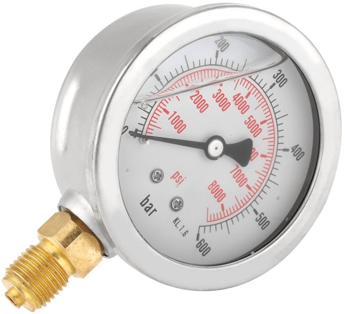 Allecto - Hydraulische Drukmeter - Glycerine Vullend - Nauwkeurig