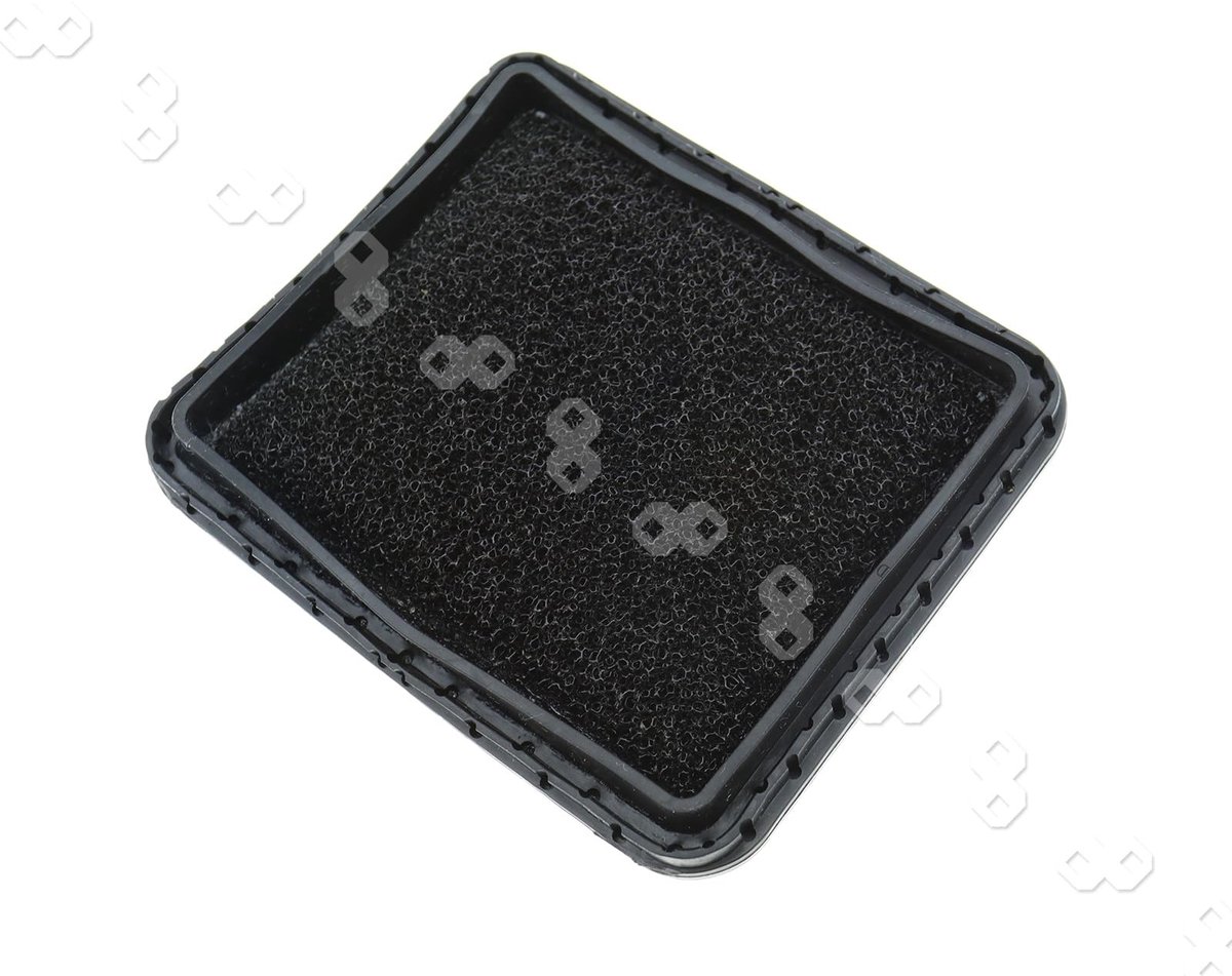 Dailygoods - Wasbare Gewatteerde Cleaner Filters - Filterset voor Draadloze Stofzuiger - Herbruikbaar en Duurzaam - Zwart - Geschikt voor Gtech AR01 A