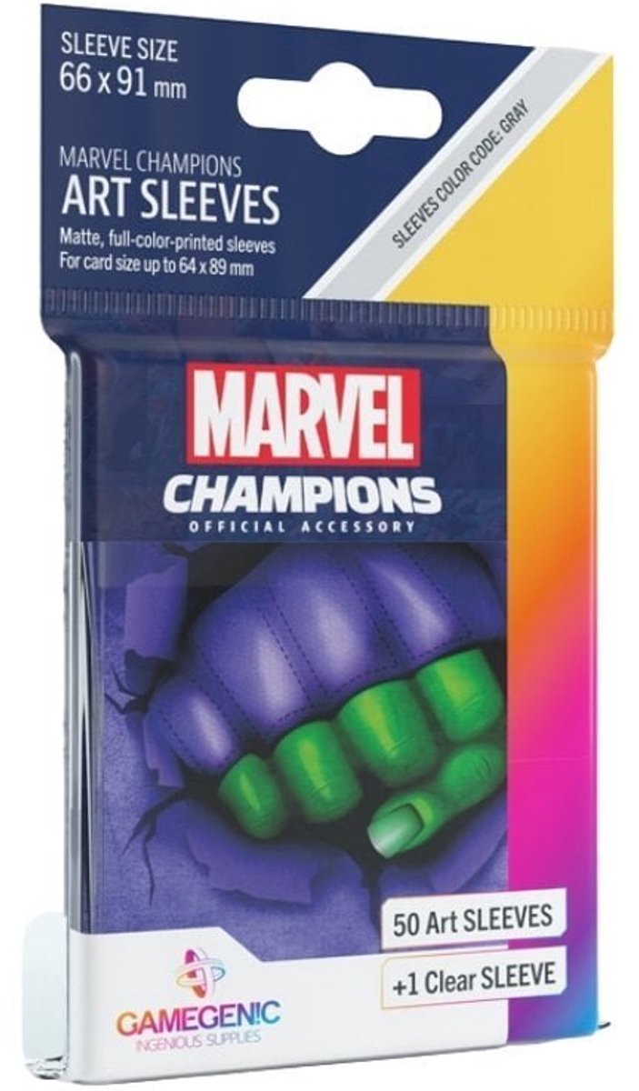 Board Game Sleeves 'Marvel Champions: She Hulk 66 x 91 mm (51ST) - Accessoires