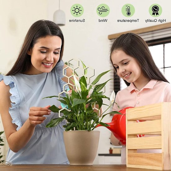 Creatieve Houten Plantstand voor Klimplanten - 4 Delige Set voor Binnen en Buiten, Ondersteuning voor Potplanten en Groene Decoratie — afbeelding 5
