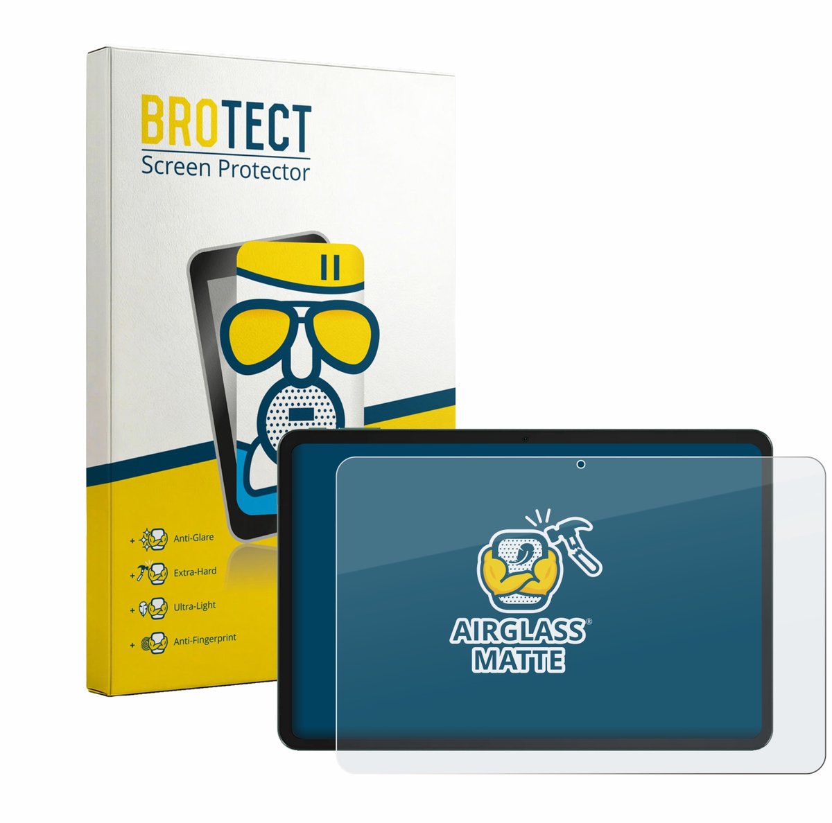 BROTECT - Screenprotector voor Tecno MEGAPAD 2 - Folie Beschermfolie Beschermglas matte