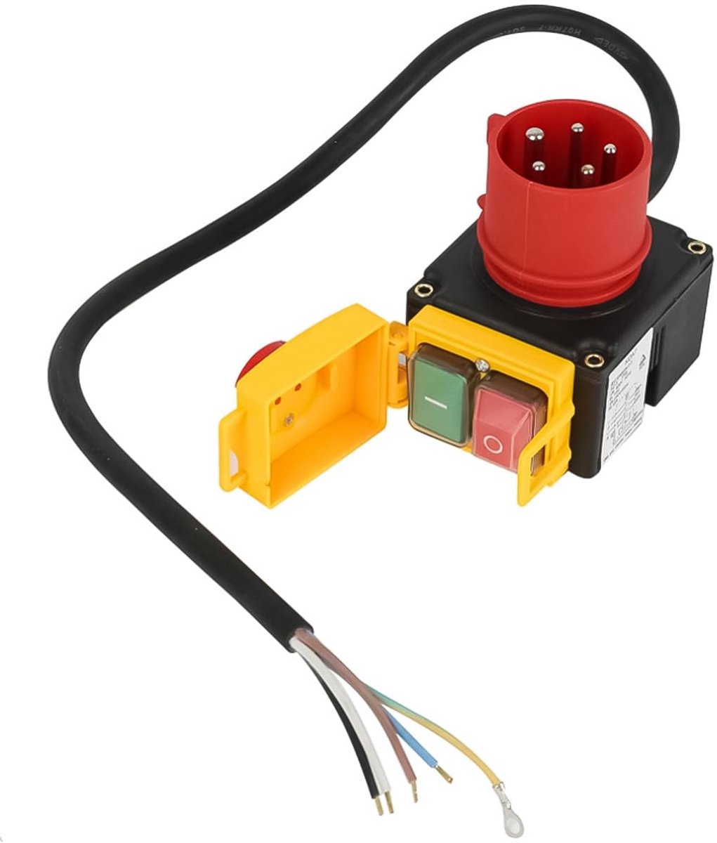 Vlemico - Waterdichte Elektromagnetische Schakelaar - 250V Schakelaar met Onderspanningsbescherming - Betrouwbare Veiligheid - Ideaal voor Huishoud...