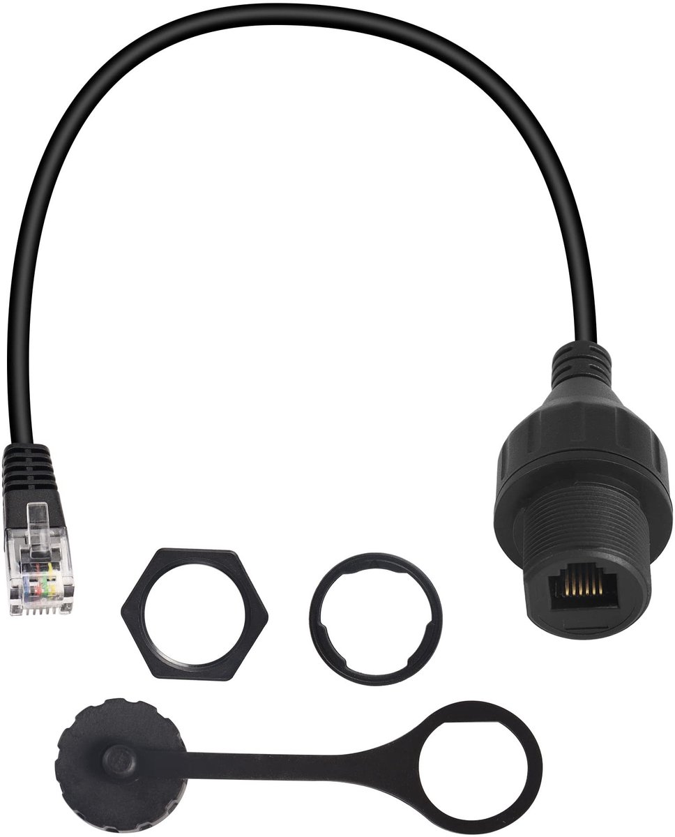 RJ11/RJ12 6P6C Waterproof Connector - IP67 Geschikt voor Buitentoepassingen