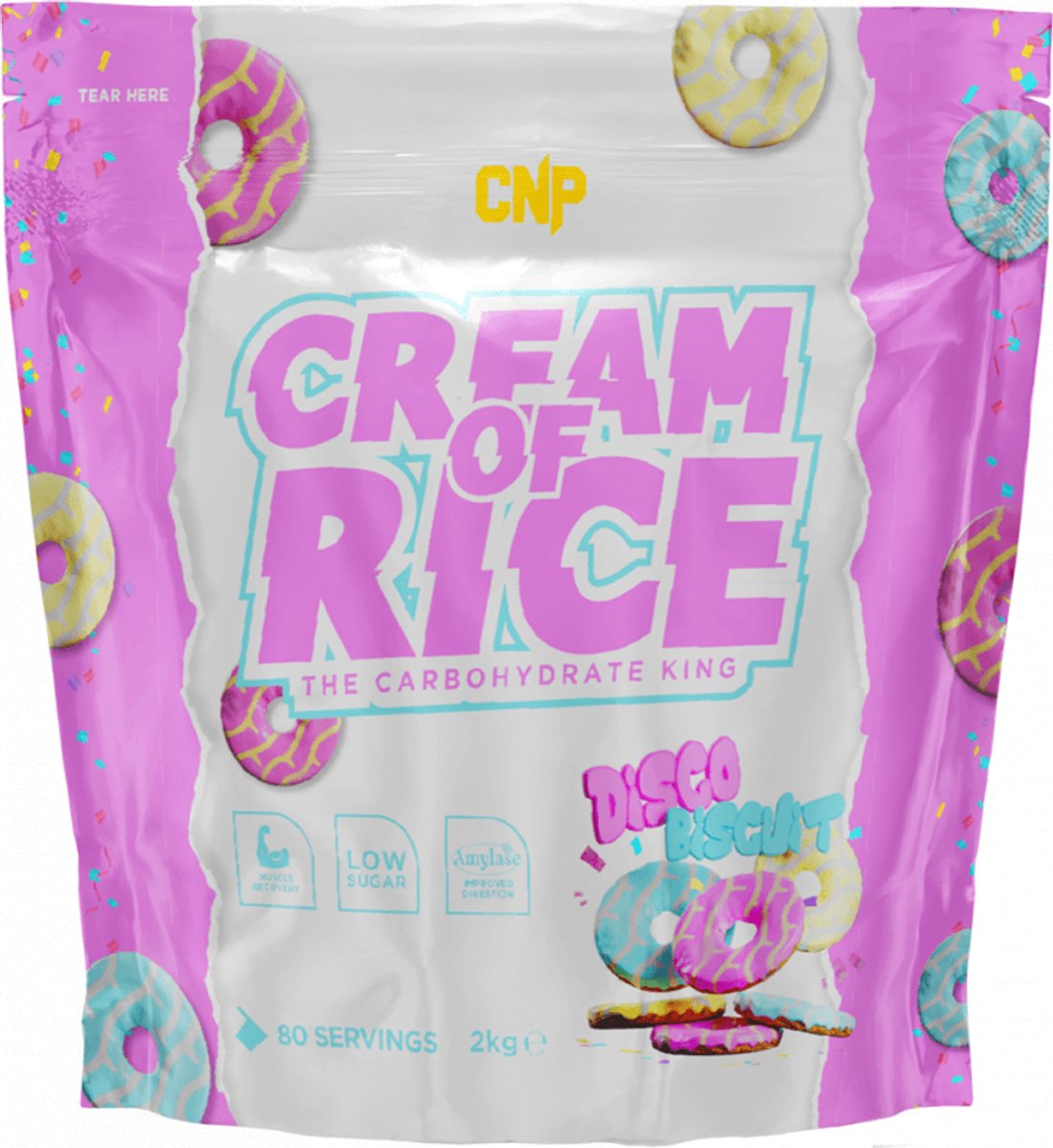 CNP Cream of Rice (2000g) Disco Biscuit - Functionele voeding - Supervoeding