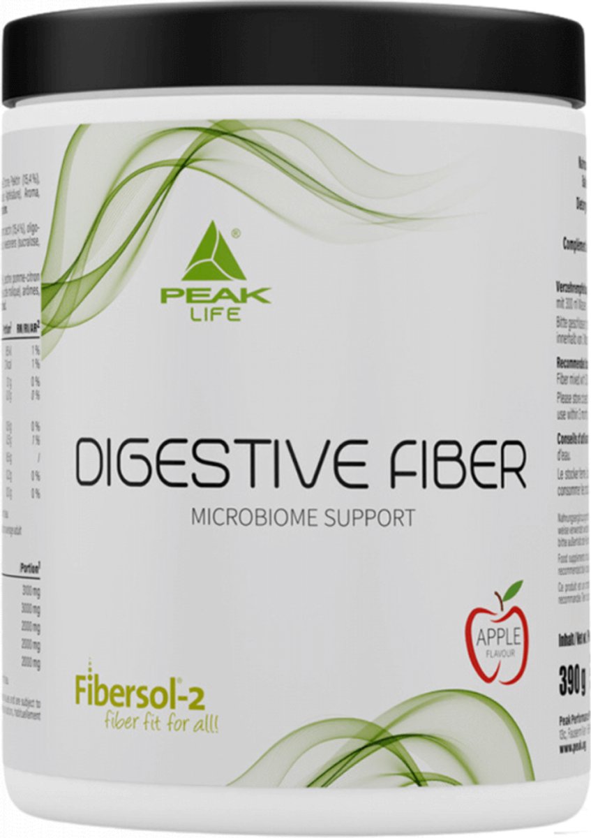 Peak Digestive Fiber (390g) Apple - Functionele voeding - Supervoeding