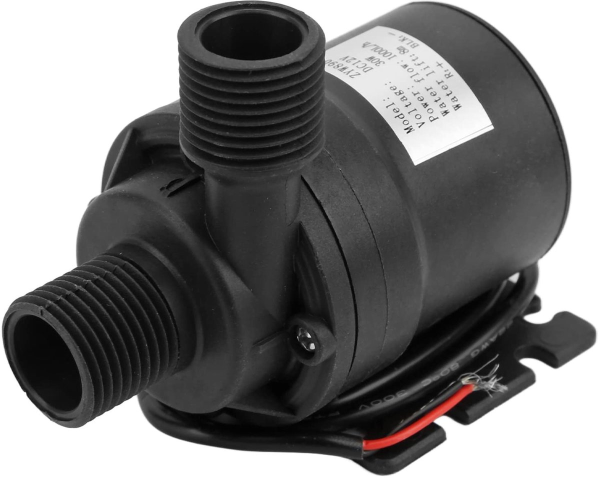 Smoakez - DC 12V borstelloze waterpomp - Dompelpomp voor watercirculatiesysteem - Hoge liftcapaciteit - Lage ruis - Ideaal voor fontein en tuin - G...
