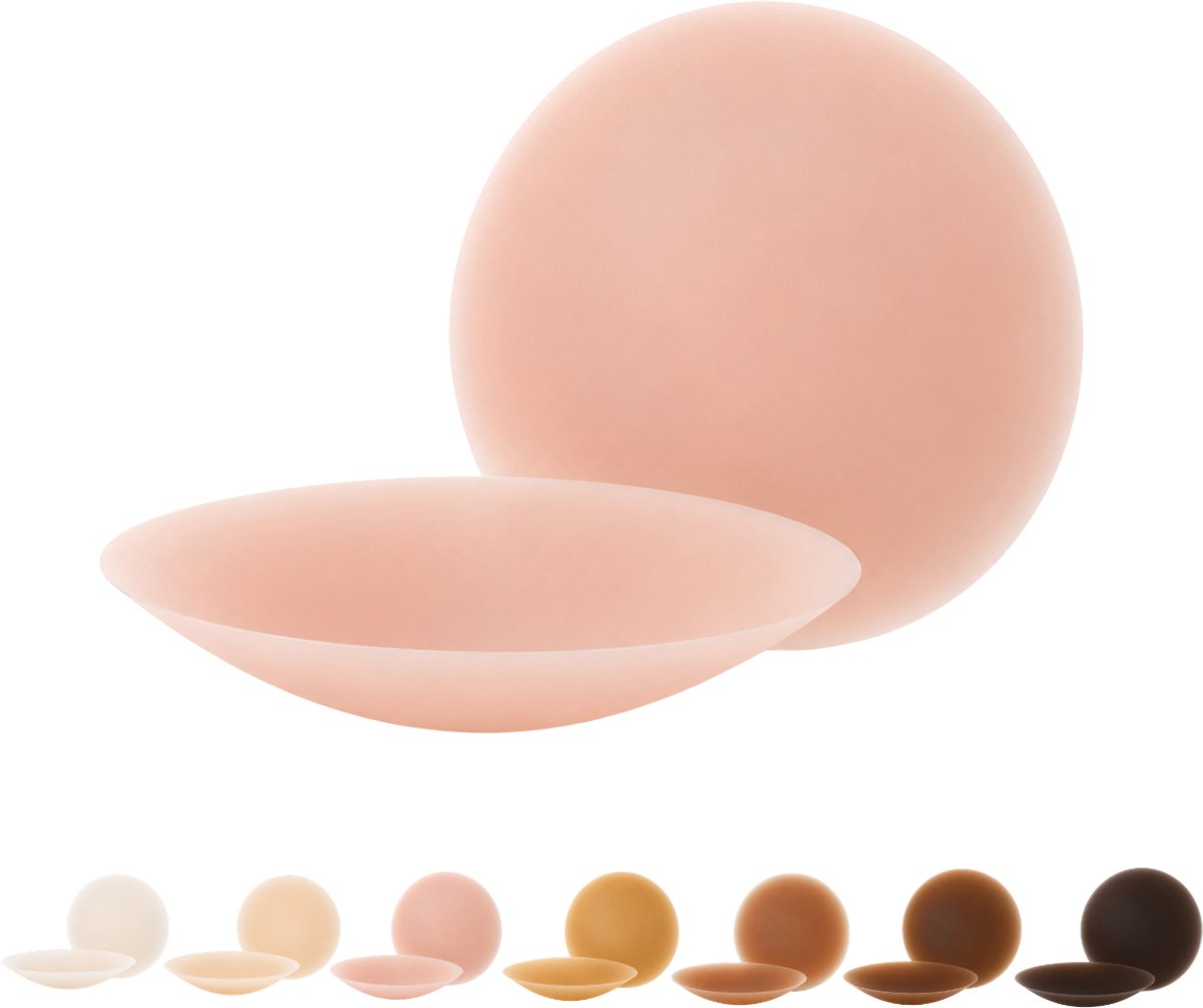 BOOBEES Silicone Nipple Covers - Size M - 10cm - Peach