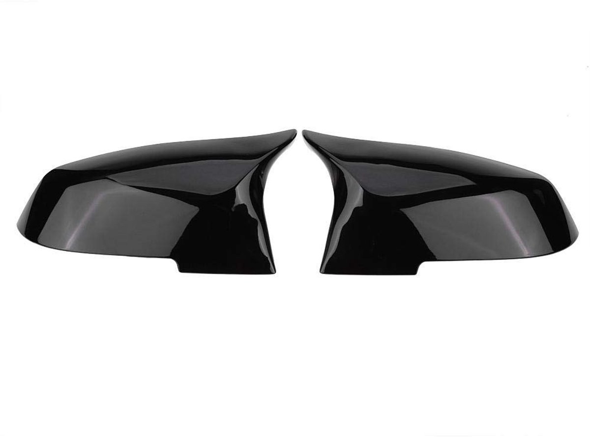 Dailygoods - ABS Mirror Housing - Auto Mirror Covers - Duurzaam en Beschermend - Piano Black - Geschikt voor 220i 328i 420i F20 F21 F22 F30 F32 F3...
