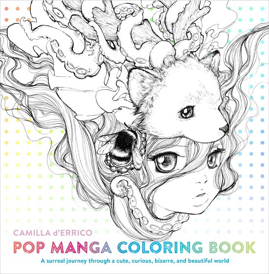 Pop Manga Coloring Book - cover