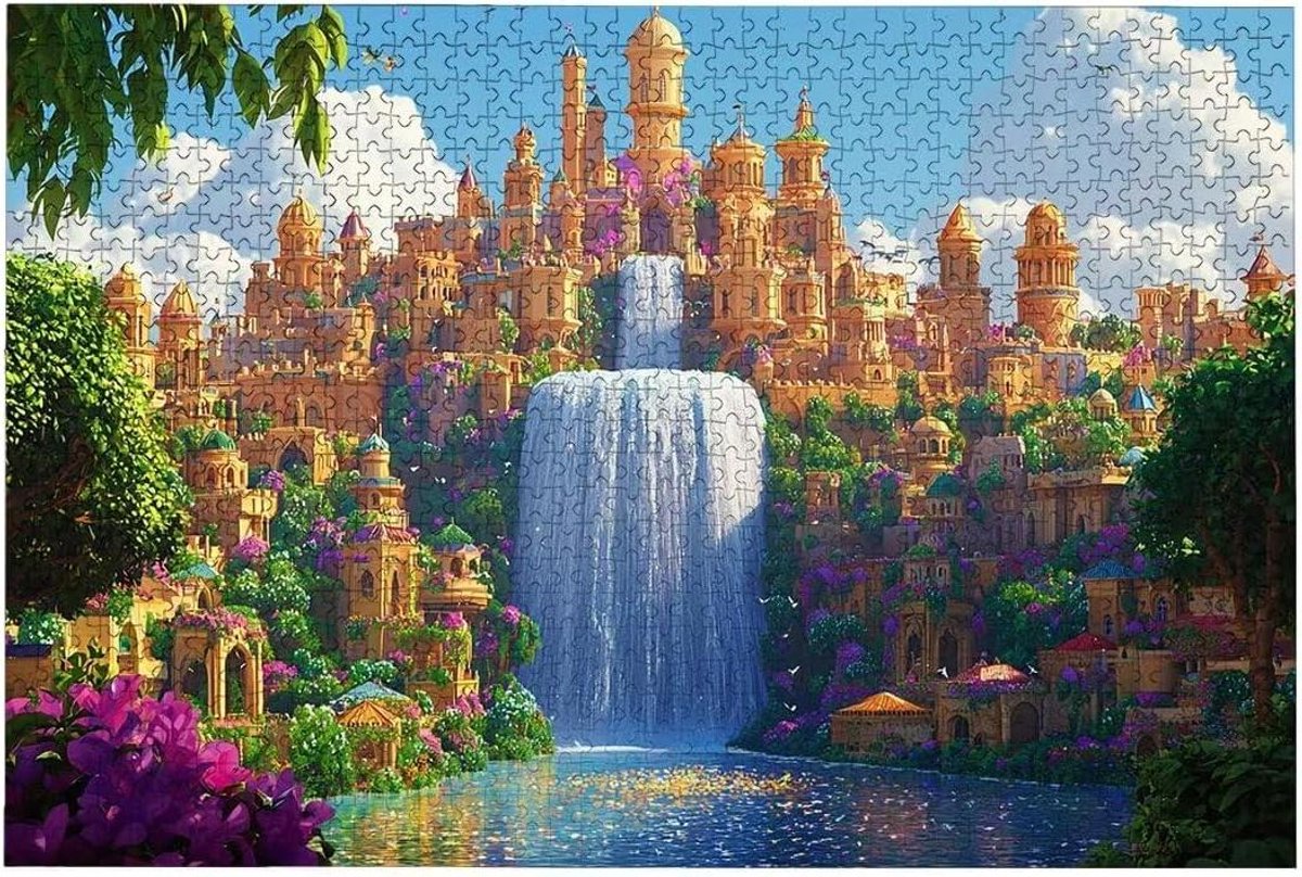 Houten Legpuzzel - Volwassen Puzzel - Ontspannende Activiteit - Letters op Achterkant - 2000 Stukjes - Meerkleurig